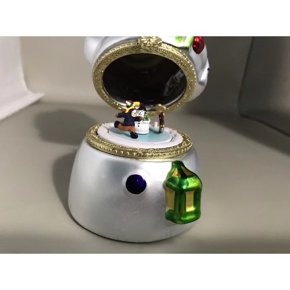 Mr Christmas Plays‎ Deck The Halls Animated Snowman Music Box 5